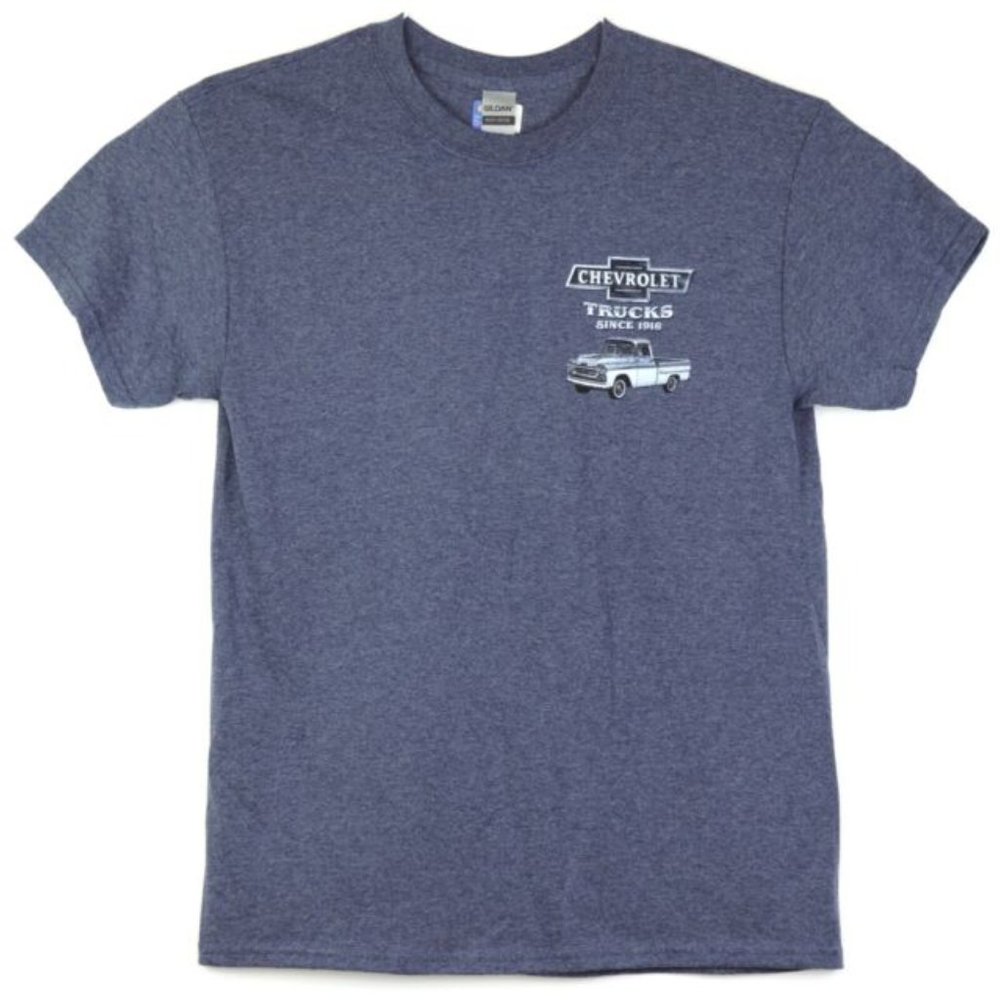 Chevrolet Trucks Since 1918 Men's Blue T-Shirt Sz. XL MSRP: $25+tax *NWT - Picture 2 of 8